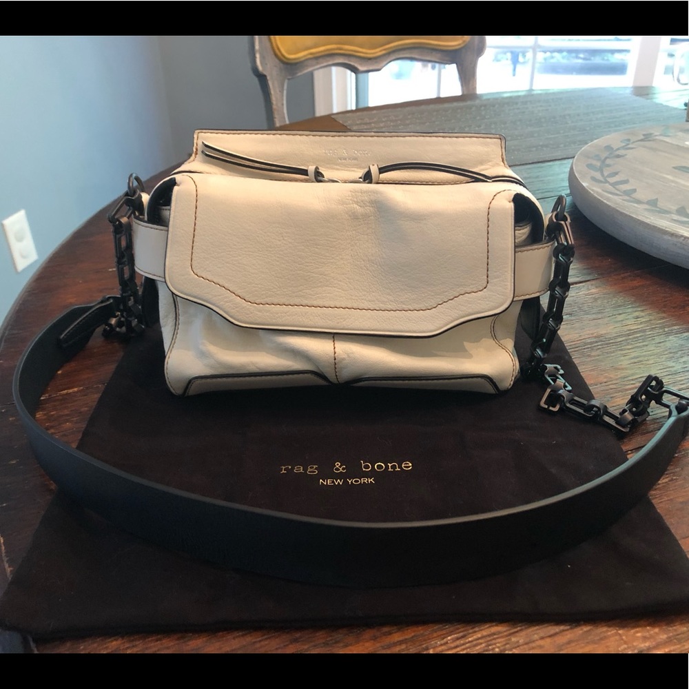 rag & bone small white bag